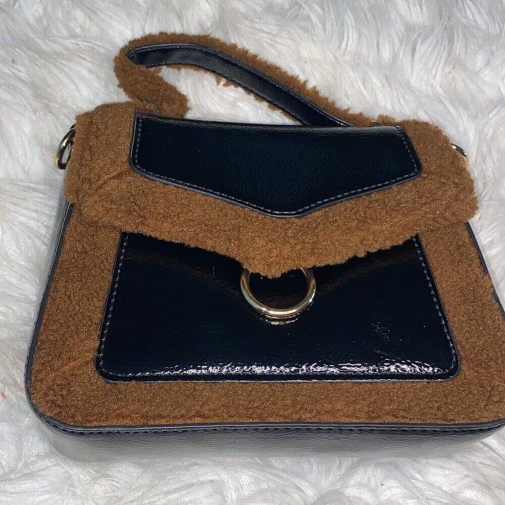 Skinnydip Aerin Mini Fur Trim Bag - Picture 3 of 6